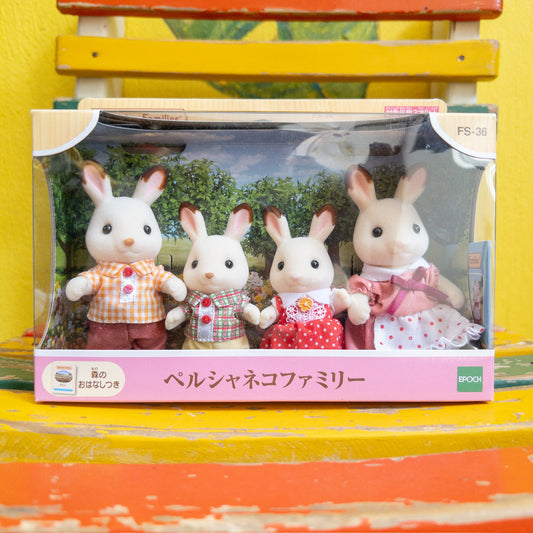 Familia de Conejos de Chocolate