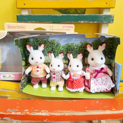 Familia de Conejos de Chocolate