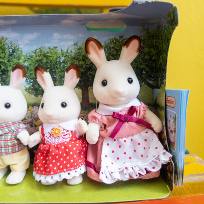 Familia de Conejos de Chocolate