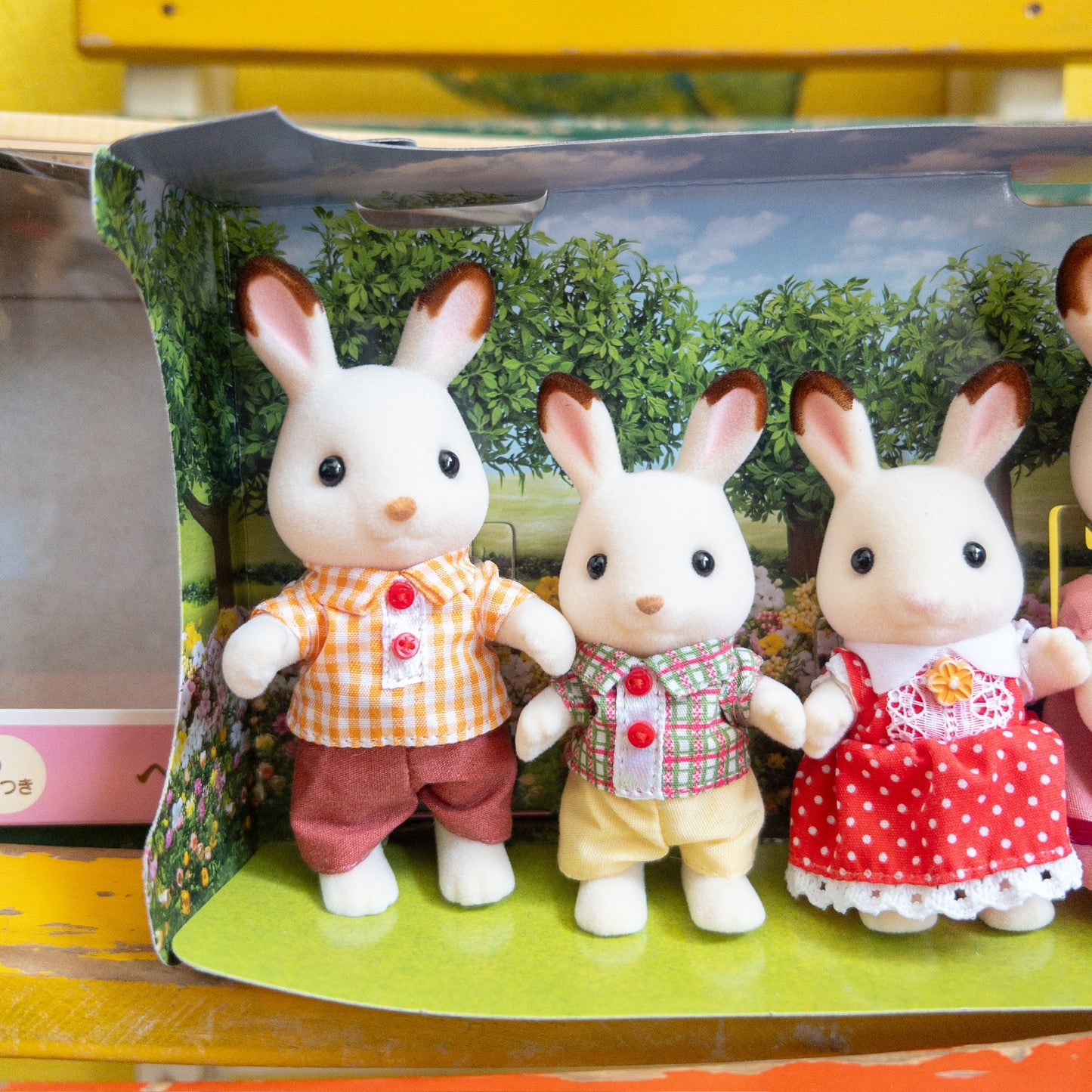 Familia de Conejos de Chocolate